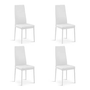 Products: Ethan PU Leather Dining Chair - Set of 4 - White
