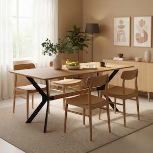 Jackson Dining Table 180 x 90cm - Natural