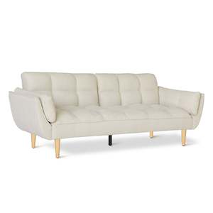Dover 3 Seater Sofa Bed - Beige