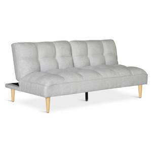 Barton 3 Seater Sofa Bed - Light Grey