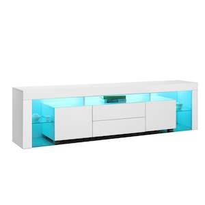 Micco 2m LED Entertainment Unit - White