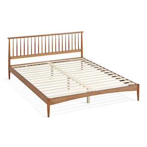 King Beds: Tolmount King Wooden Bed Frame - Walnut