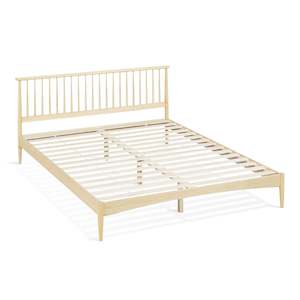 Tolmount King Wooden Bed Frame - Light Oak