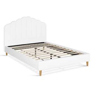 GAIRICH Double Bed Frame - White