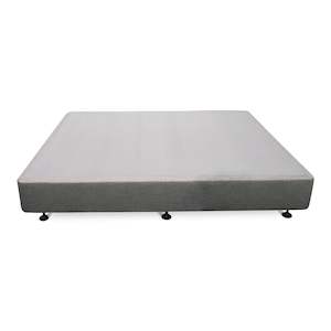 Vinson Fabric Double Bed Base - Grey