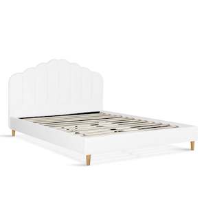 Queen Beds: GAIRICH Queen Bed Frame - White