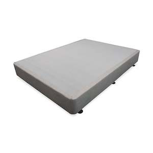 Queen Beds: Vinson Fabric Queen Bed Base - Grey
