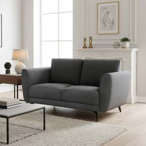 Products: Rivel Chenille 2 Seater Sofa - Dark Grey