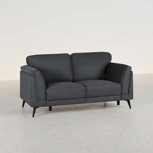 Products: Brulo Linen 2 Seater Sofa - Dark Grey