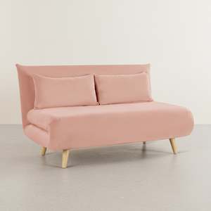 Hastings 2 Seater Fold-Out Sofa Bed - Pink