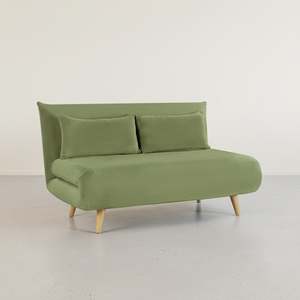 Hastings 2 Seater Fold-Out Sofa Bed - Olive