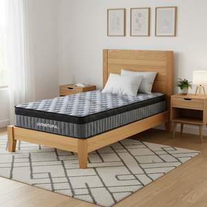 Mattresses: LivingTopia Hybrid Plus Single Mattress