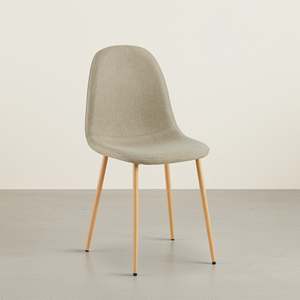 Arlo Linen Dining Chair - Set of 4 - Beige