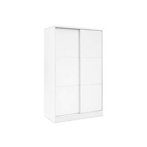Tonto 120cm Wardrobe With Sliding Doors - White