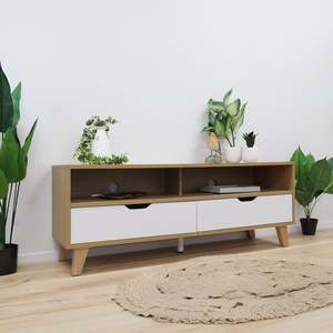 Schertz 1.4m Entertainment Unit - Oak
