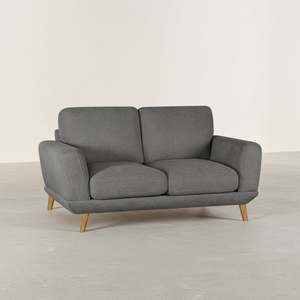 On Sale: Tova Chenille 2 Seater Sofa - Ash Grey