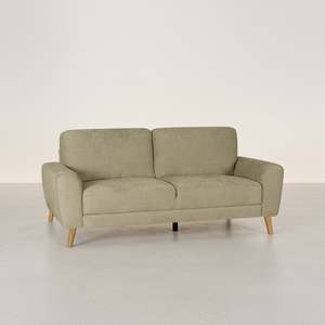 On Sale: Suki Linen 3 Seater Sofa - Beige