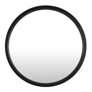 Slideshow Sale 4: Echo Round Wooden Framed Wall Mirror 60cm - Black