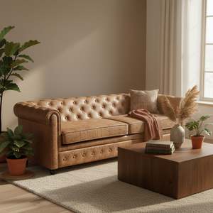 Aviana 3 Seater Sofa - Brown