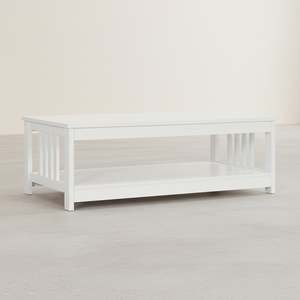 Coffee Tables: WULAR Rectangle Coffee Table - White