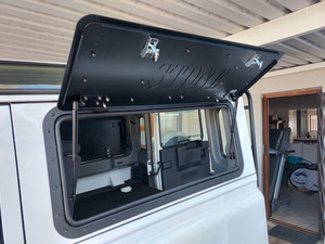 Products: Gullwing window - Aluminium The Garage Project