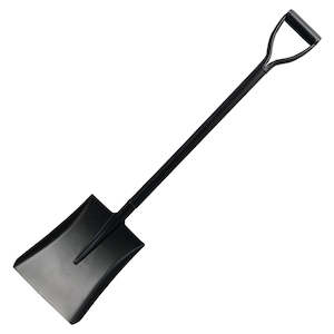 All Steel D-Handle Square Mouth Shovel