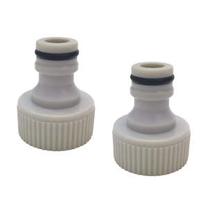 Garden Watering: Plastic Tap Adaptors (2pk)