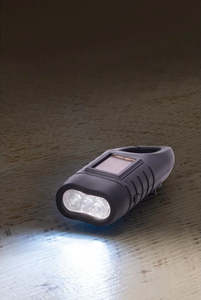 Hand crank and Solar Torch