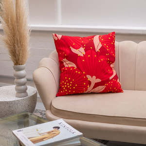 Bright Pohutukawa Cushion Covers