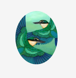 Ceramic Wall Art: Bird Tiles by Kathryn Furniss