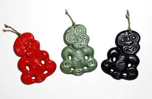 Ceramic Wall Art: Tiki Wall Hangings