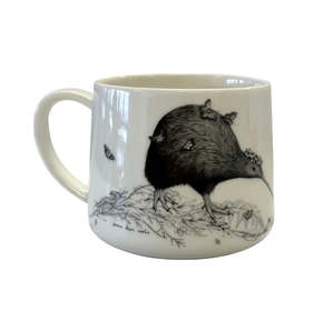 Ceramic Wall Art: Katy Hayward Delicate Bird Cups