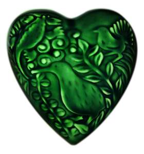 Kiwi Ceramic Heart