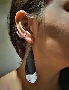 Huia Feather Earrings