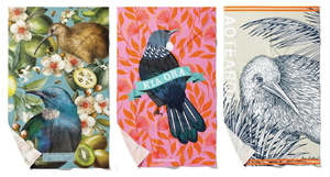 Kitchen: New Zealand Bird Tea Towels by Parrs