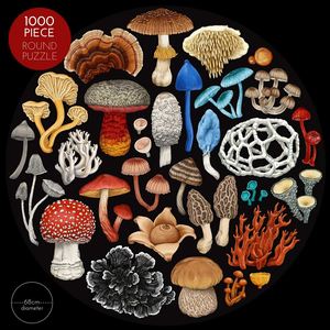 Mushrooms of New Zealand Puzzle by Tanya Wolfkamp