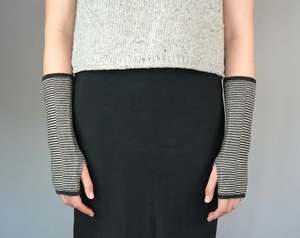 New: Knit Shepherd Fingerless Gloves