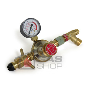 Gas Burners & Torches: High Pressure POL Regulator with Gauge