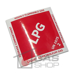 Products: LPG Diamond Label Sticker