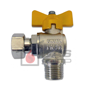 Products: Gas Tee Handle Angle Ball Valve 1/2″ M/F