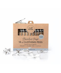 Stainless Steel clothing pegs Caliwoods Clothes Pegs Eco Gifts NZ