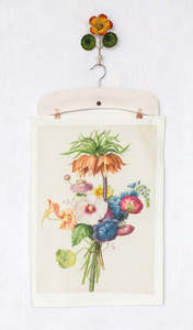 Lazybones - Tea Towel - A Bouquet Henriette