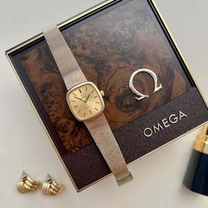 Latest Highlights: Omega De Ville Gold Women’s Watch on Milanese Mesh Bracelet