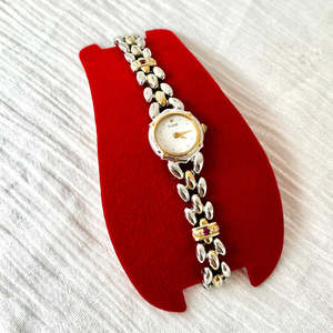 Bridal Watches: Seiko Tisse Ladies’ Watch with Mother of Pearl Dial & Ruby Accent Bracelet