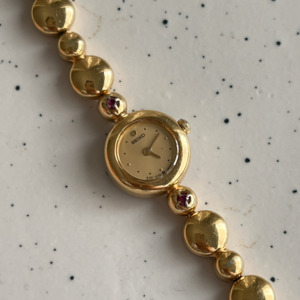 Birth Year Watches 1986: Seiko Bubble Bracelet Watch with inlaid Rubies
