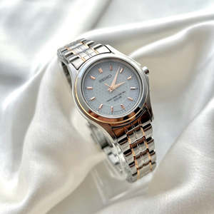 Seiko Coutura Solar Ladies Watch with Textured Dial