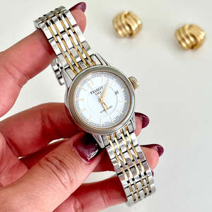 Cocktail Classics: Tissot Carson Automatic Lady Two Tone Bracelet Watch