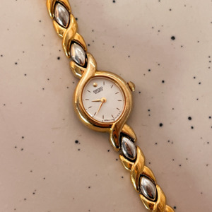 Birth Year Watches 1990: Seiko Gold Cased Women's Watch with Unique Dual Tone Bracelet