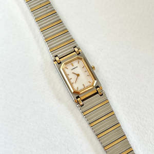 Birth Year Watches 1993: Lassale by Seiko Two Tone Rectangular Watch