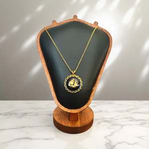 Limoges Dainty Porcelain Pendant Necklace